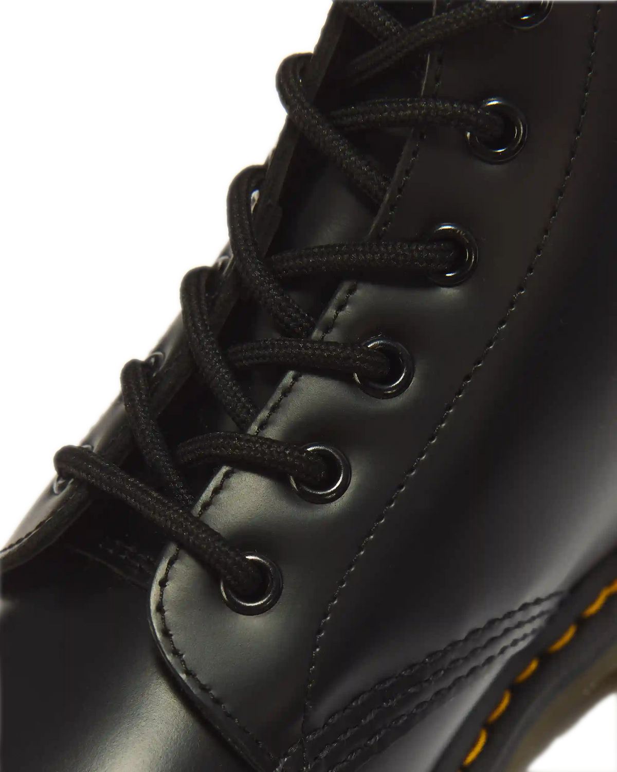 101 Yellow Stitch Smooth Leather Ankle Boots
