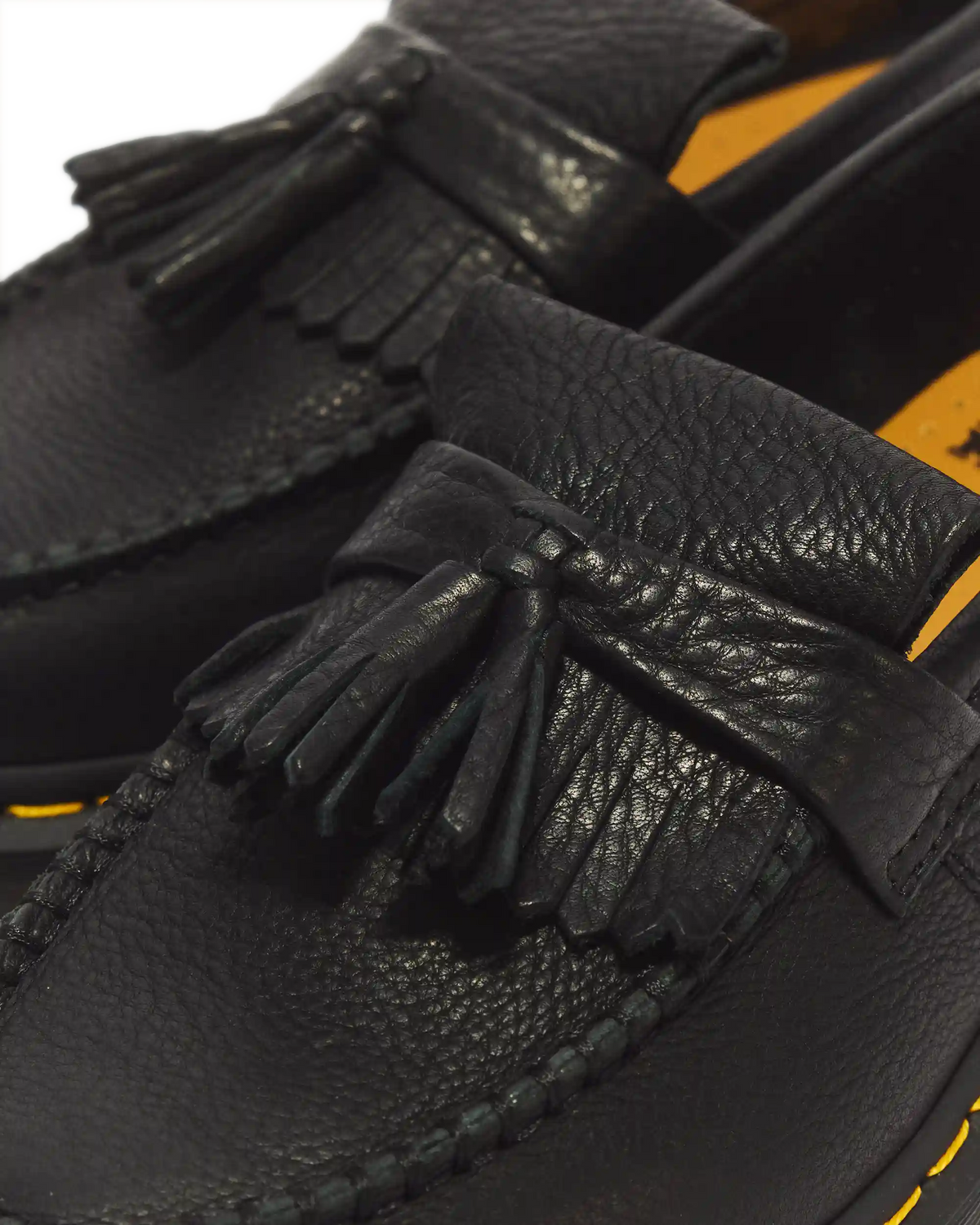Adrian Yellow Stitch Ambassador Leather Loafers