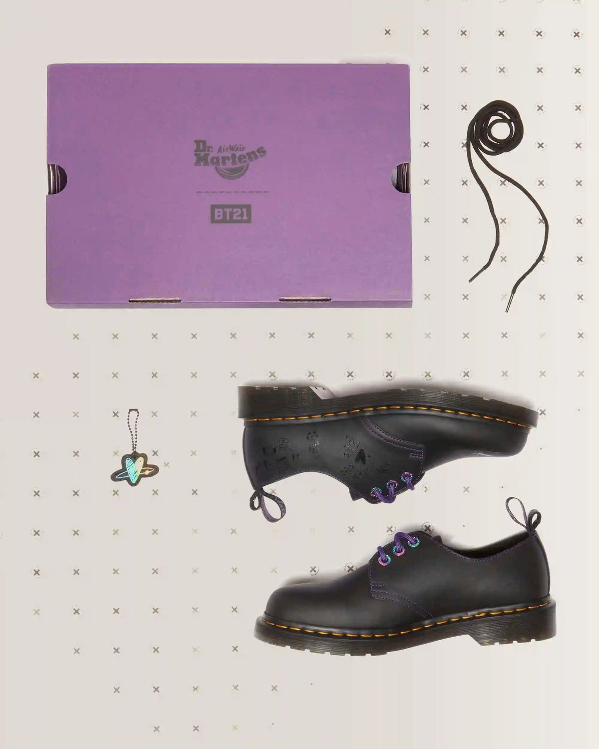1461 BT21 Leather Oxford Shoes