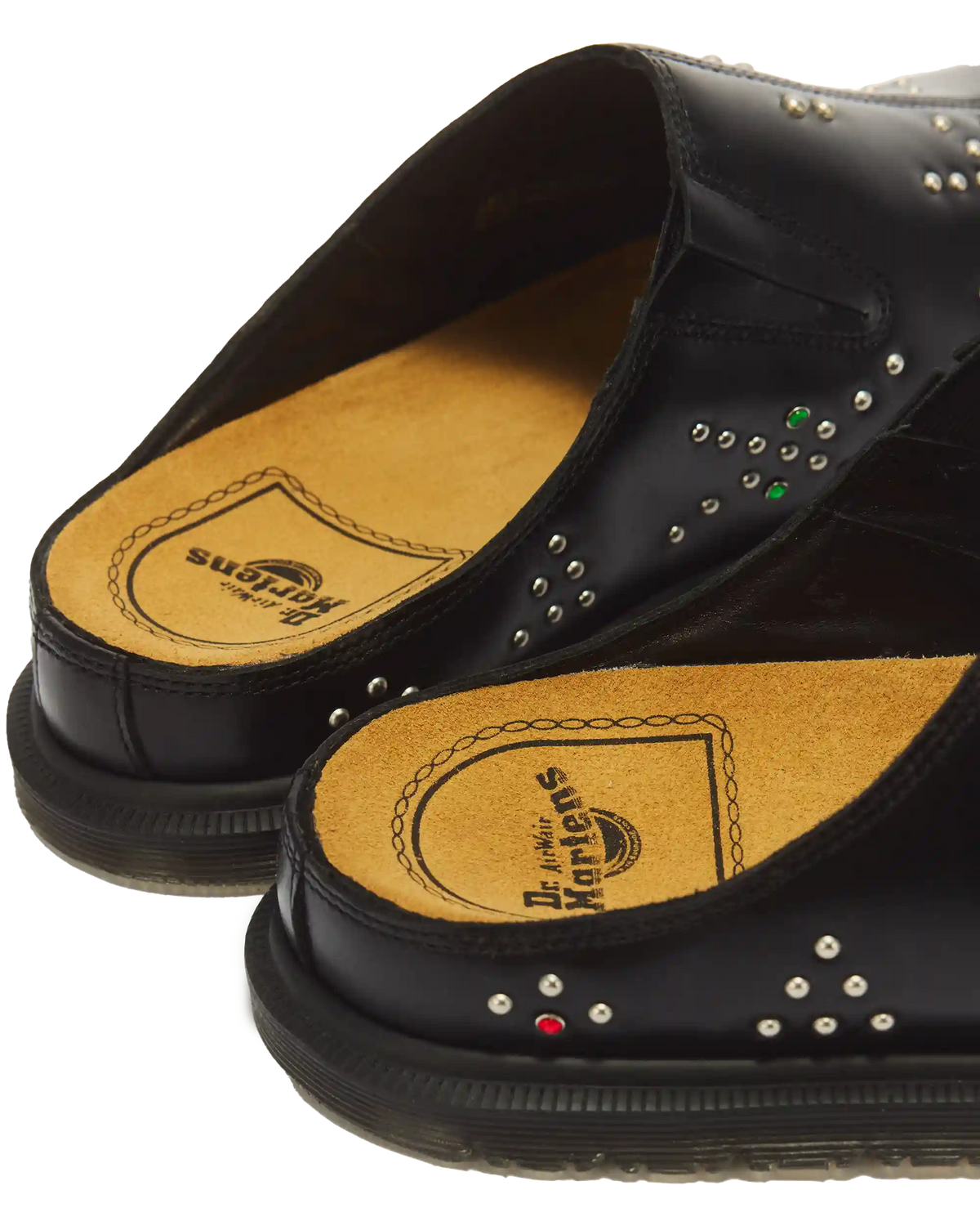 San Studded Leather Mules