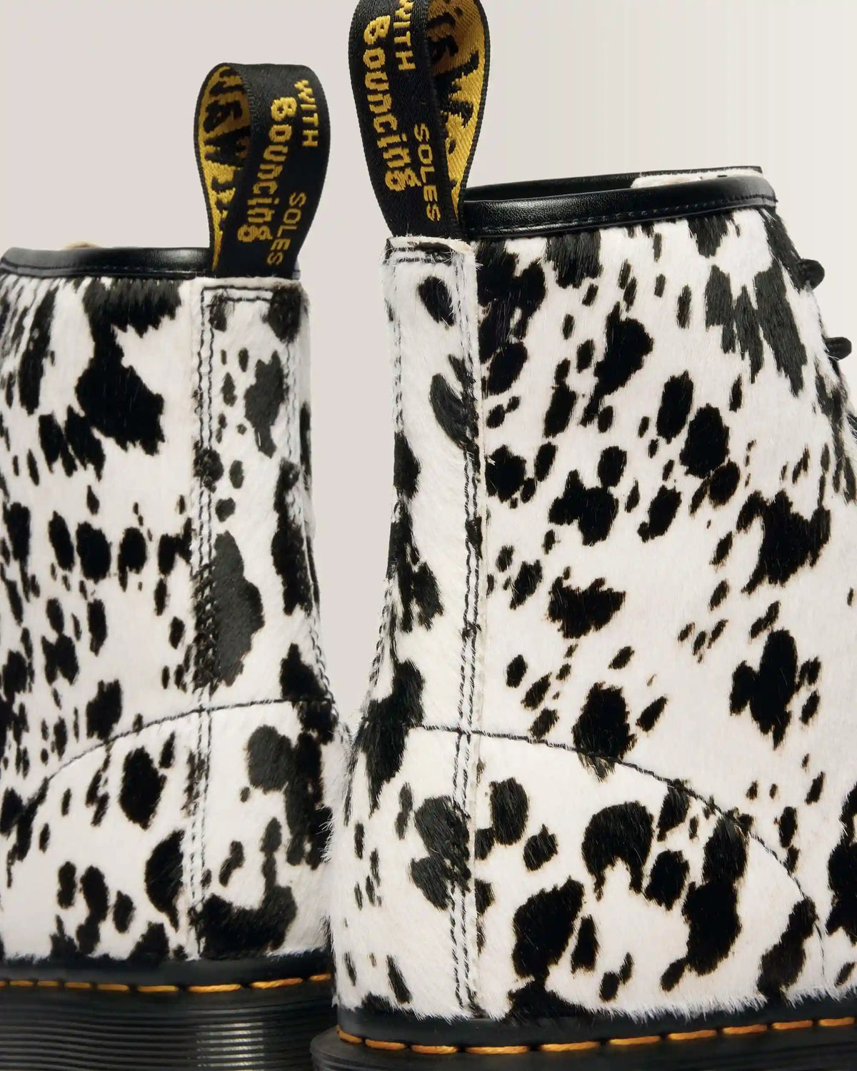 1460 Bex Dalmatian Hair On Leather Boots