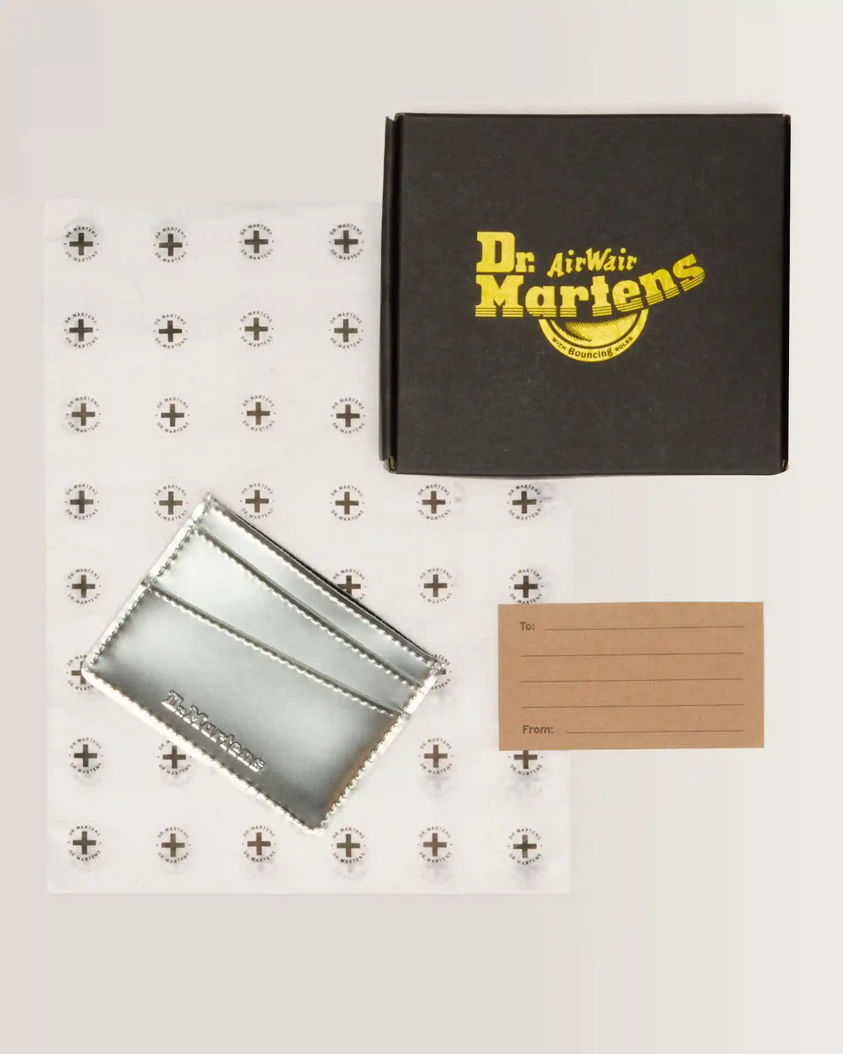 Cardholder II Card Holder Silver Metallic Patent Lamper