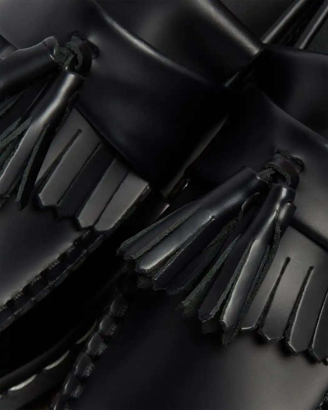 Adrian White Stitch Smooth Leather Loafers