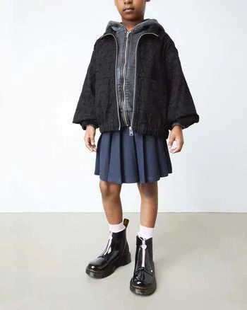 Junior Heart Nappa Patent Leather Pull-on Boots