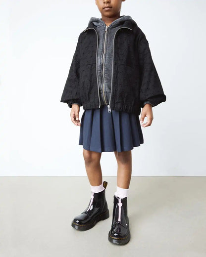 Junior Heart Nappa Patent Leather Pull-on Boots