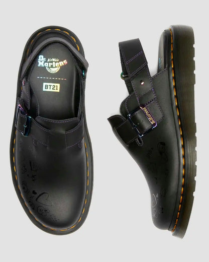 Jorge II BT21 Leather Slingback Mules