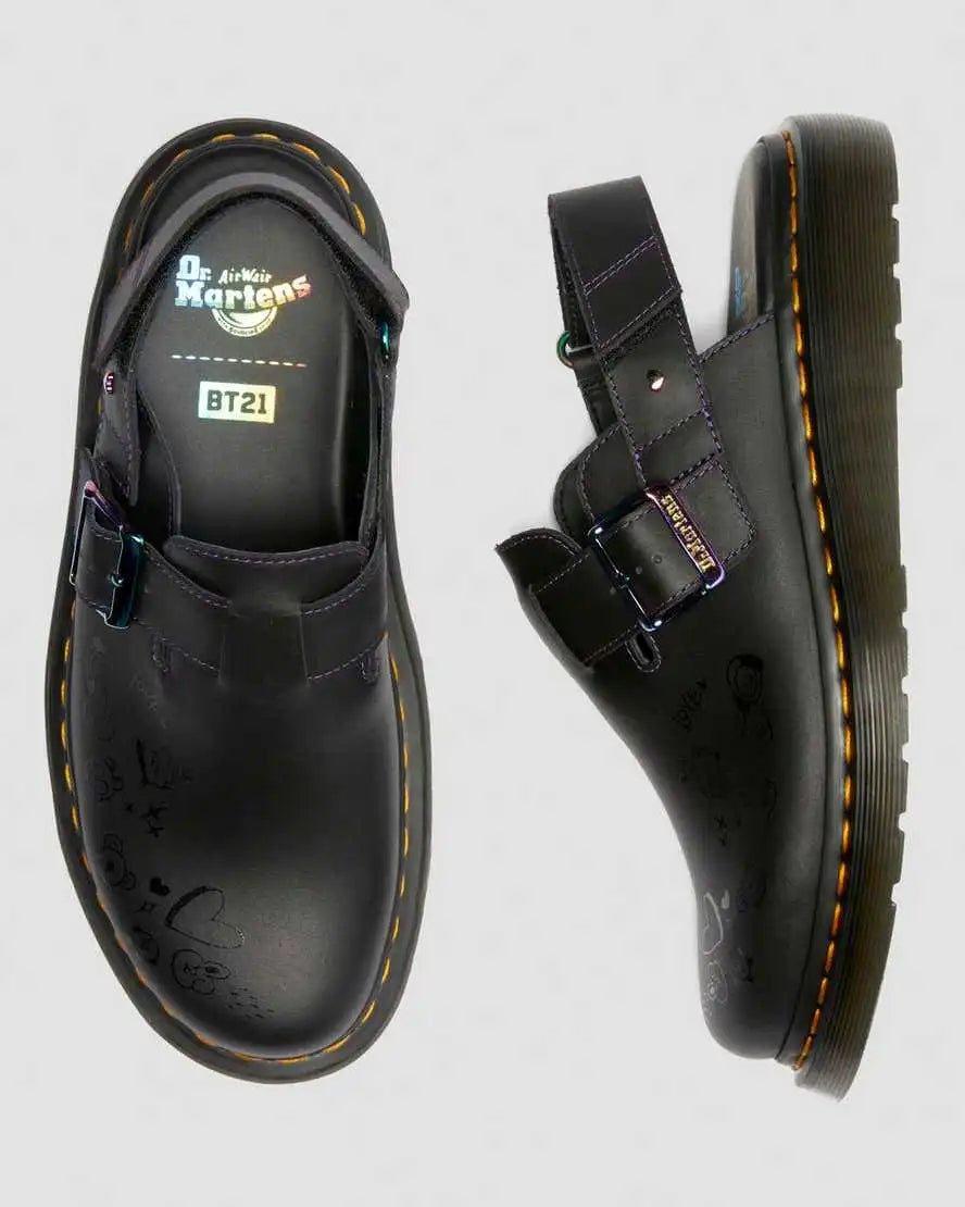Jorge II BT21 Leather Slingback Mules