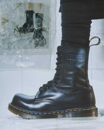 1490 / 1461 MM6 Leather Lace Up Boots