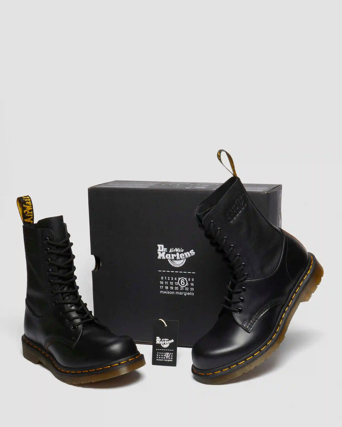 1490 / 1461 MM6 Leather Lace Up Boots