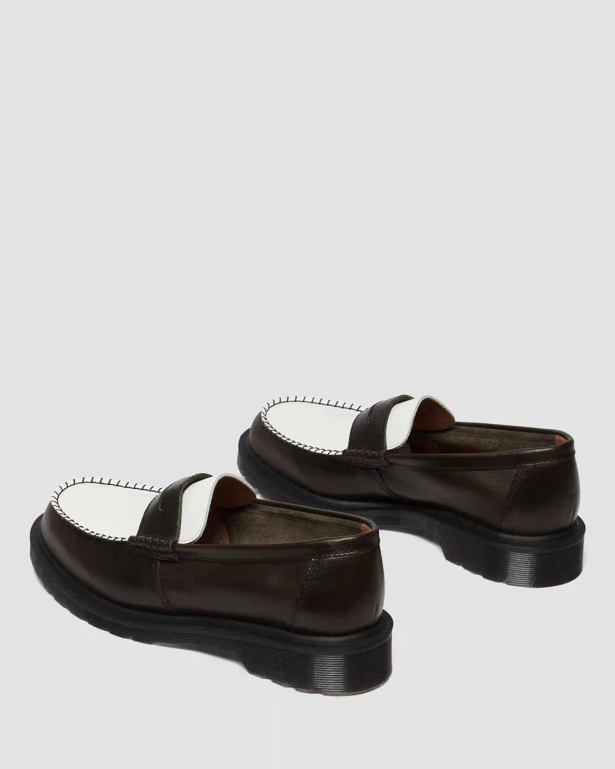 Penton Made In England Two-Tone Leather Loafers