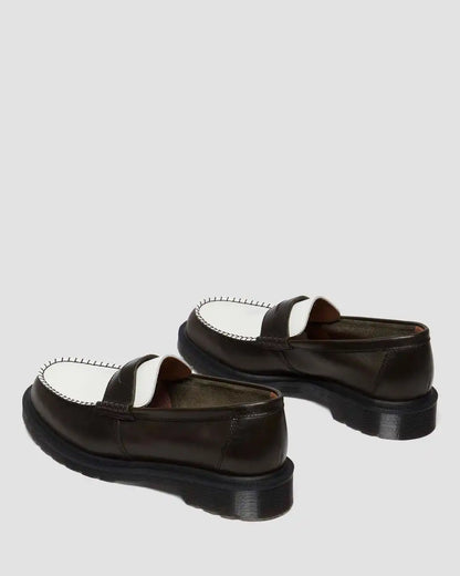 Penton Made In England Two-Tone Leather Loafers