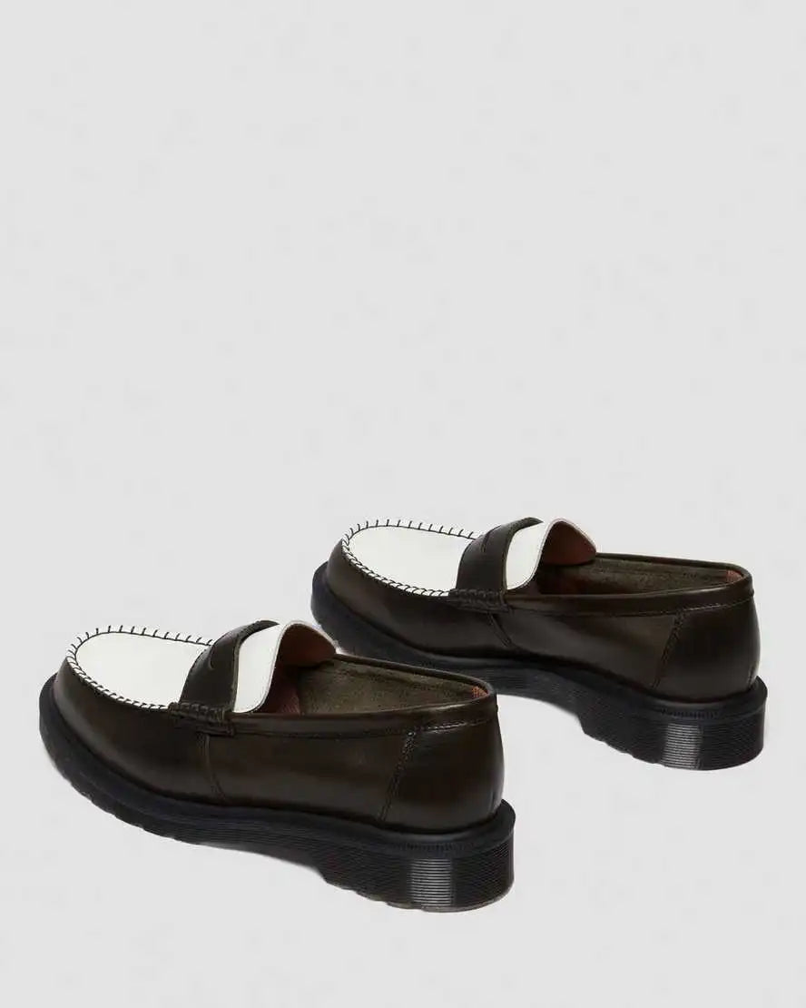 Penton Made In England Two-Tone Leather Loafers