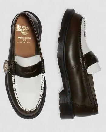 Penton Made In England Two-Tone Leather Loafers