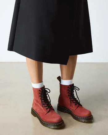 1460 Pascal Nubuck Leather Lace Up Boots