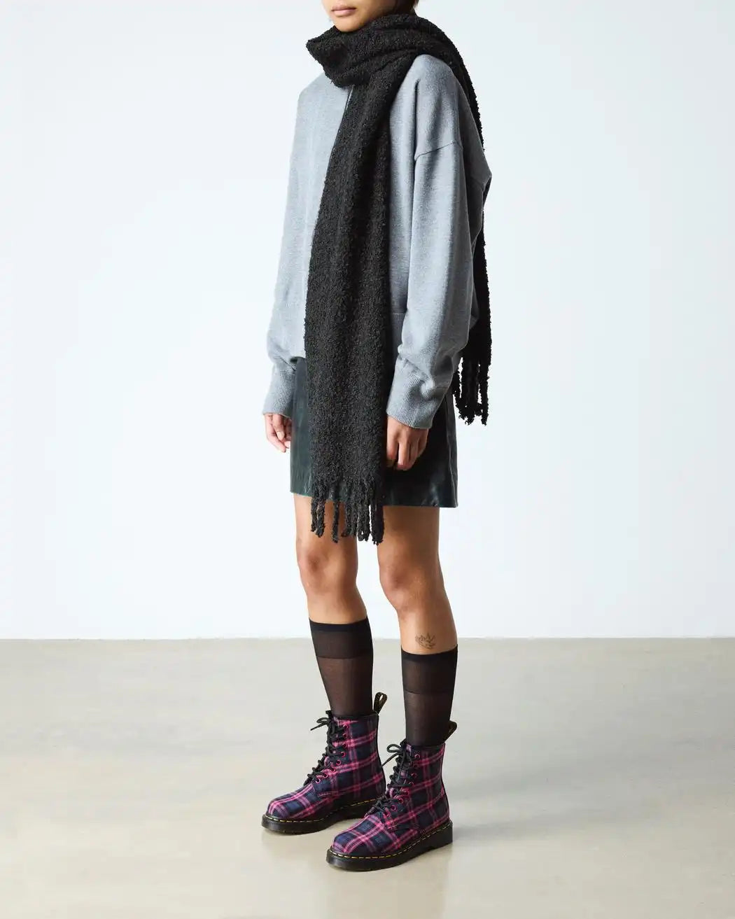 1460 Tartan Lace Up Boots