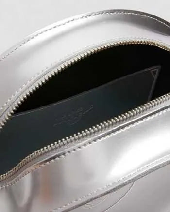 Metallic Round Backpack