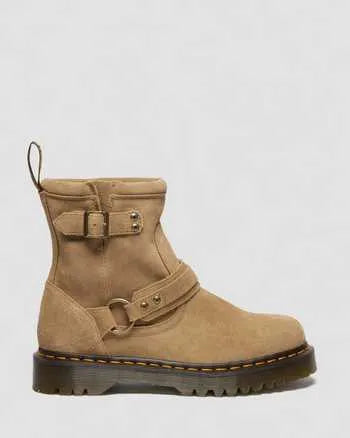 Anistone Harness Suede Biker Boots