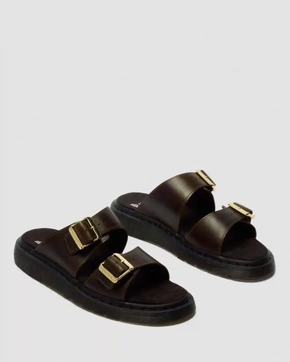 Josef Two Strap Leather Sandals
