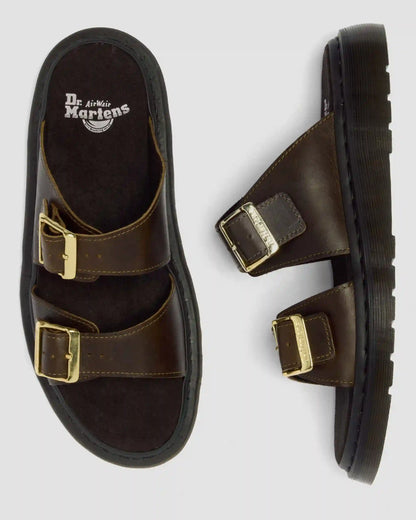 Josef Two Strap Leather Sandals