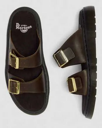 Josef Two Strap Leather Sandals
