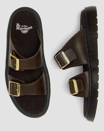 Josef Two Strap Leather Sandals