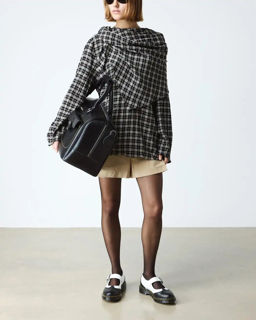 Mary Jane Monochrome Leather Shoes