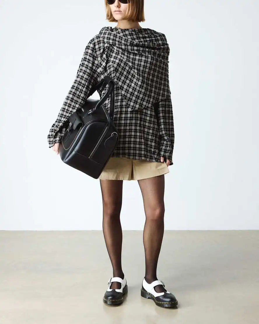 Mary Jane Monochrome Leather Shoes