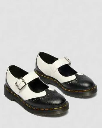 Mary Jane Monochrome Leather Shoes