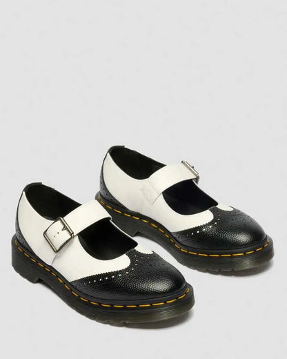 Mary Jane Monochrome Leather Shoes