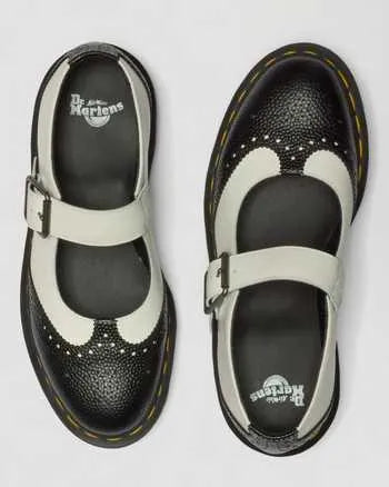 Mary Jane Monochrome Leather Shoes