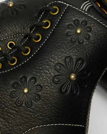 1460 Pascal Flower Grizzly Leather Boots
