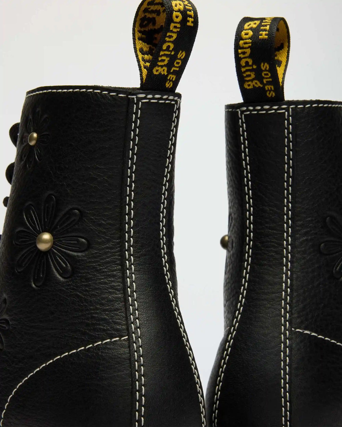 1460 Pascal Flower Grizzly Leather Boots