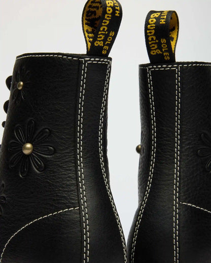 1460 Pascal Flower Grizzly Leather Boots