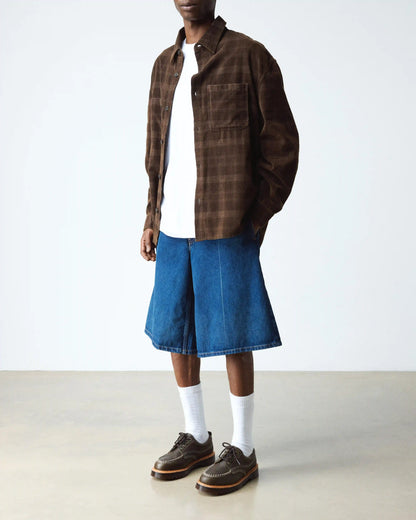 Lowell Wild Grain Leather Moc Toe Shoes