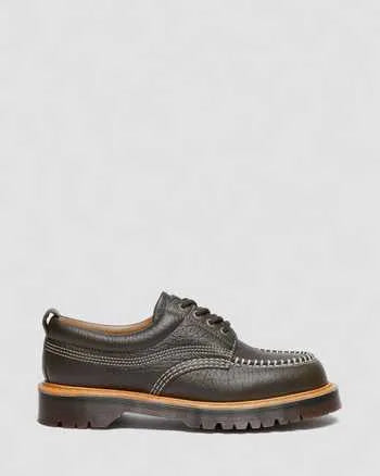 Lowell Wild Grain Leather Moc Toe Shoes