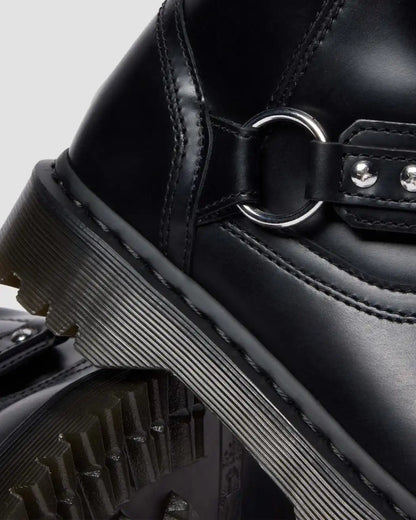 Anistone Harness Orleans Leather Biker Boots