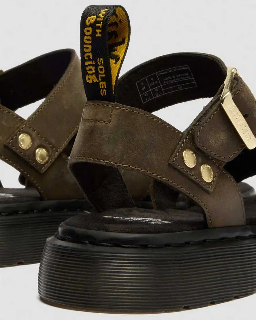 Gryphon Leather Gladiator Sandals