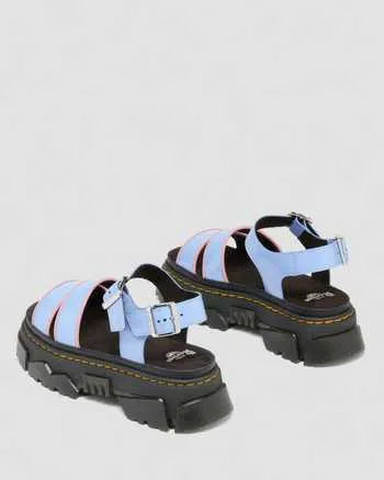 Mattison Two Strap Soft Patent Leather Sandals