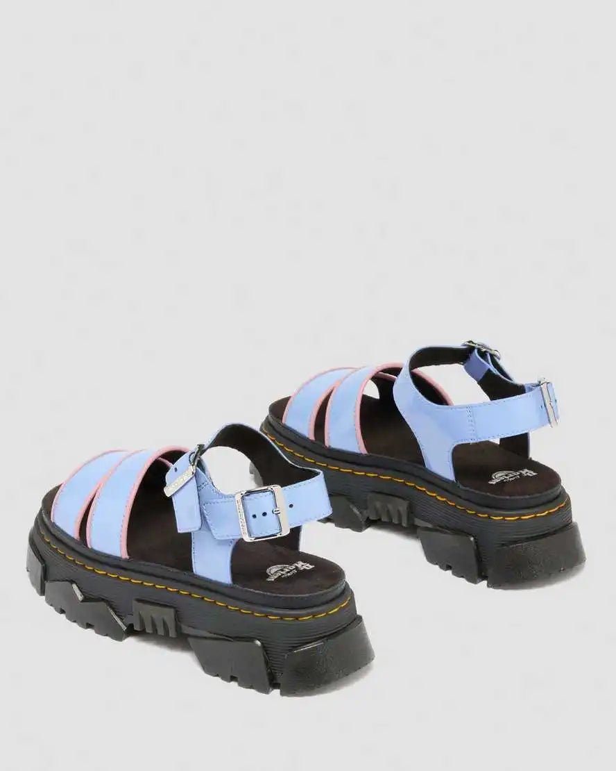 Mattison Two Strap Soft Patent Leather Sandals