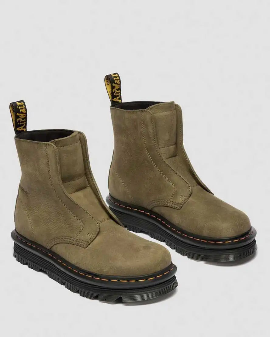 Zebzag Laceless Nubuck Boots
