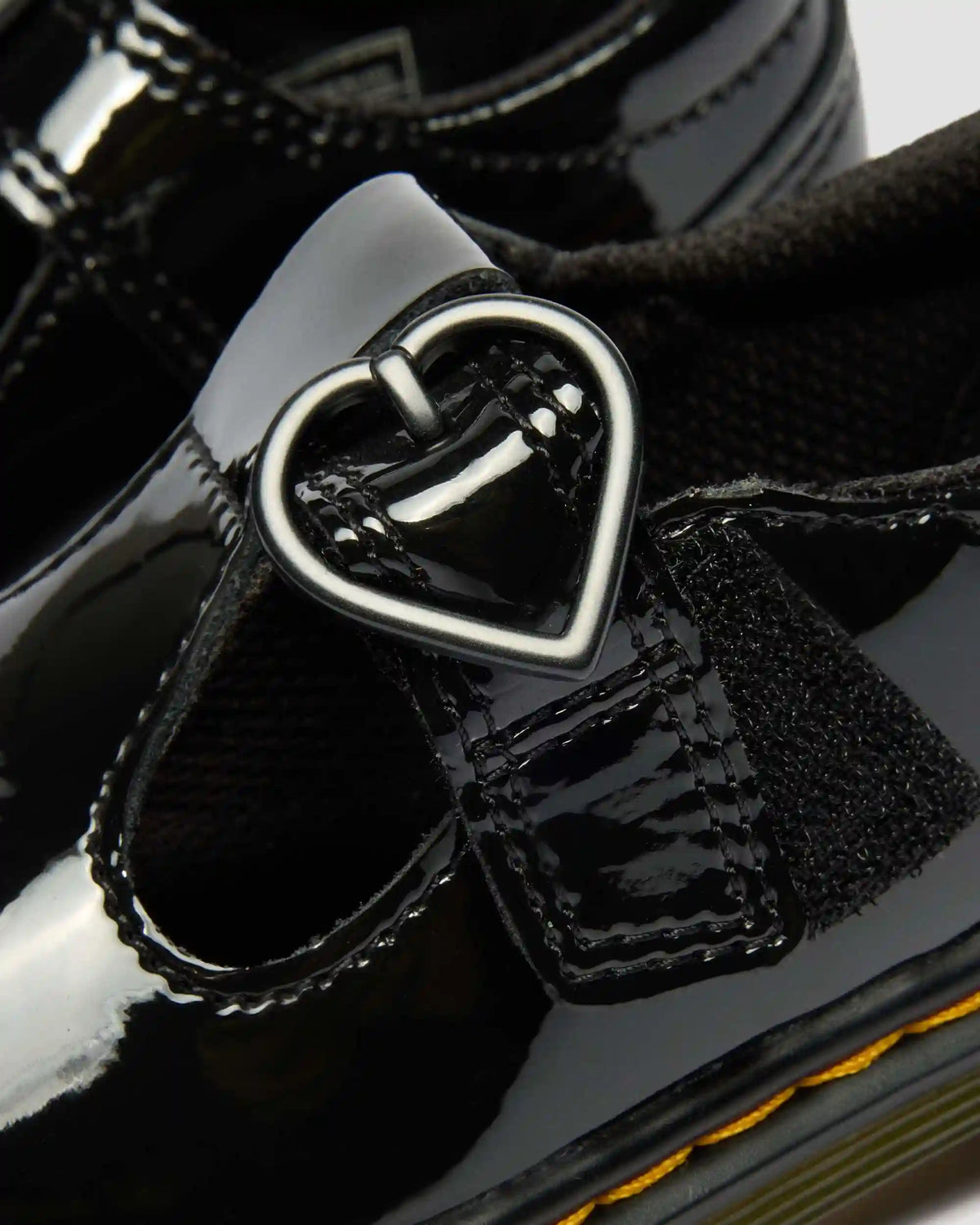 Toddler Polly II Heart Patent Leather Shoes