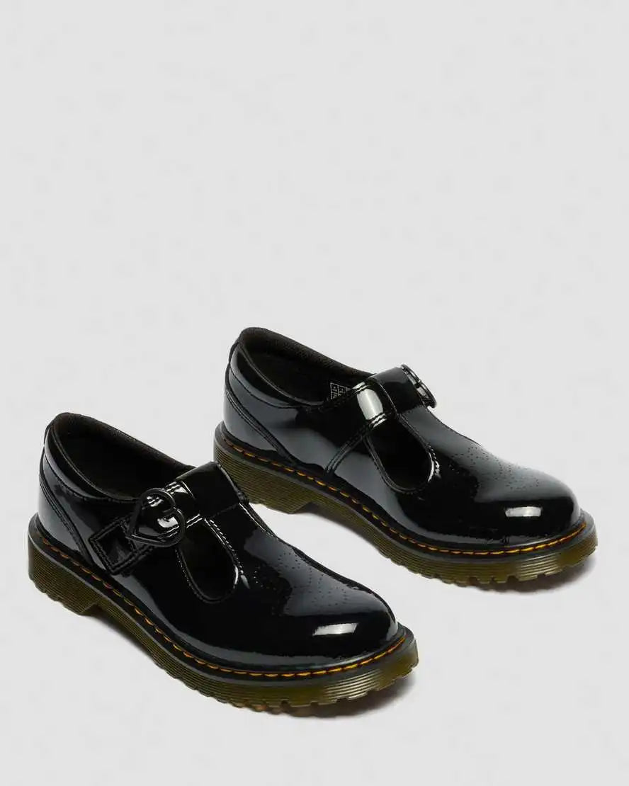 Youth Polly II Heart Patent Leather Shoes