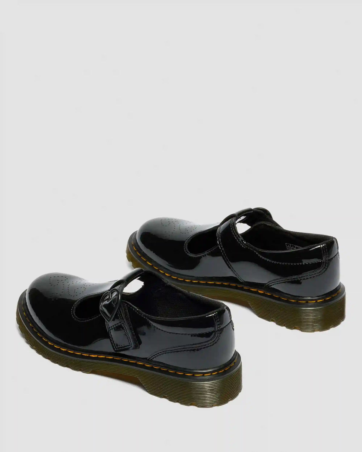 Youth Polly II Heart Patent Leather Shoes