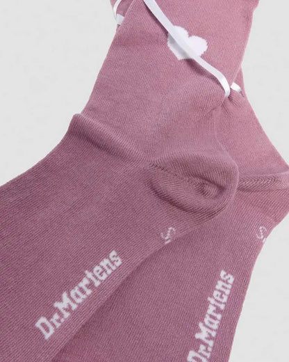 Long Lace-Up Organic Cotton Blend Socks