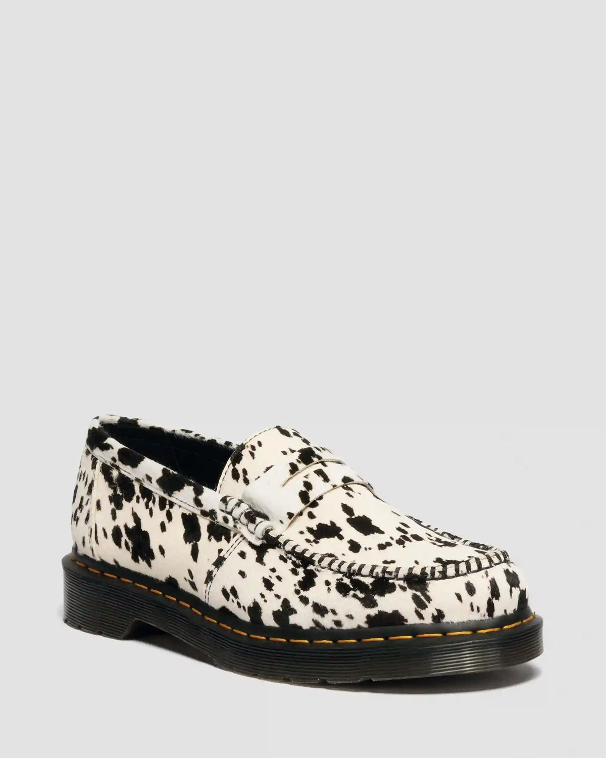 Penton Dalmatian Hair On Leather Loafers