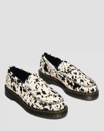 Penton Dalmatian Hair On Leather Loafers