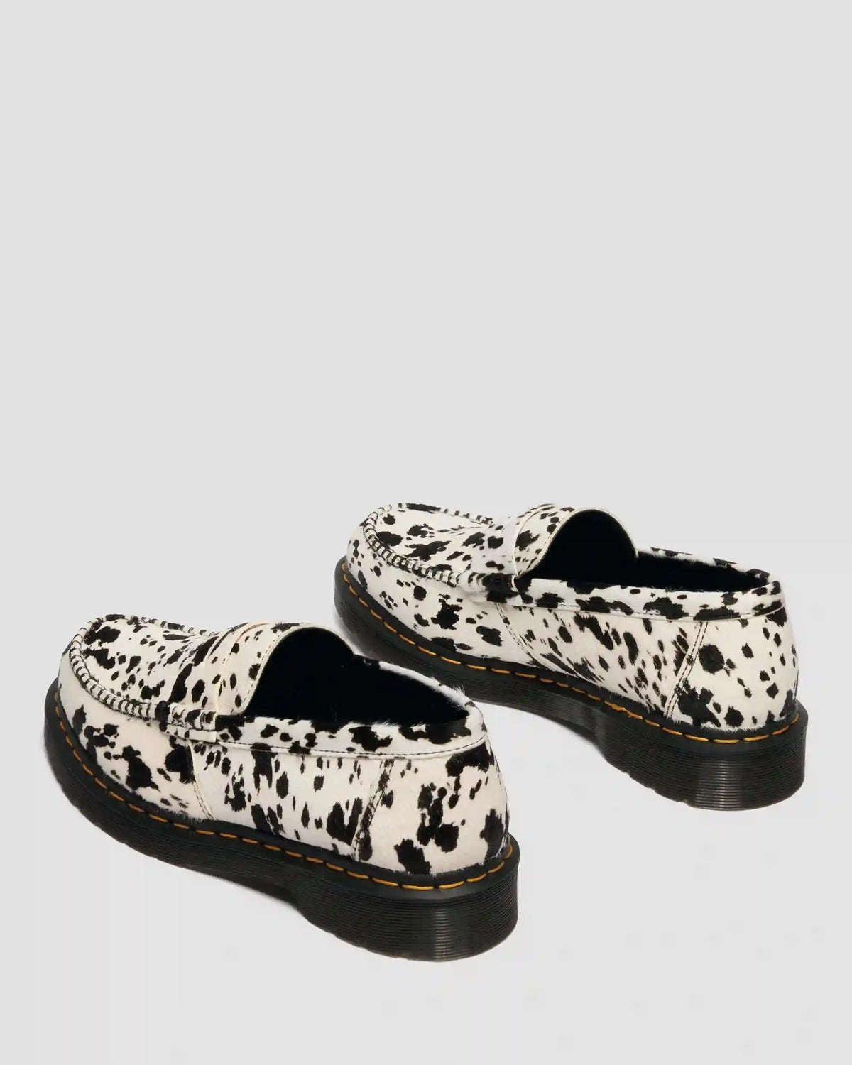 Penton Dalmatian Hair On Leather Loafers