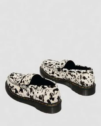 Penton Dalmatian Hair On Leather Loafers