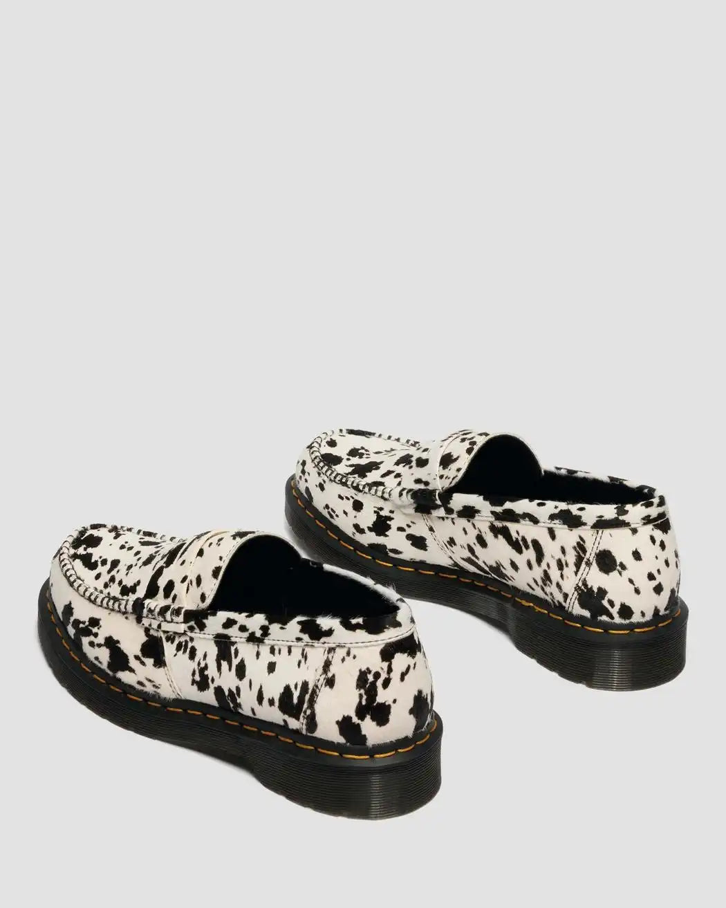 Penton Dalmatian Hair On Leather Loafers