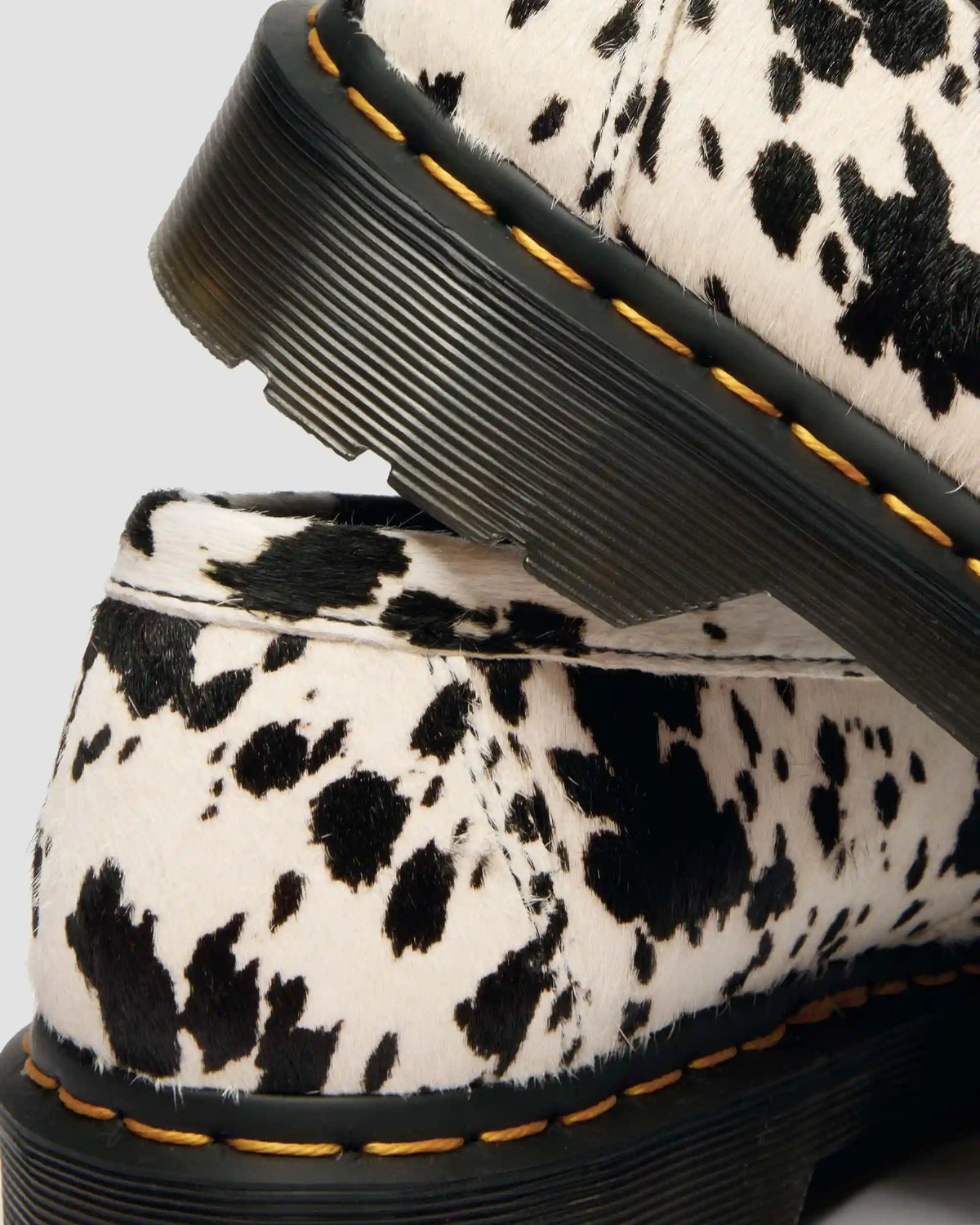 Penton Dalmatian Hair On Leather Loafers